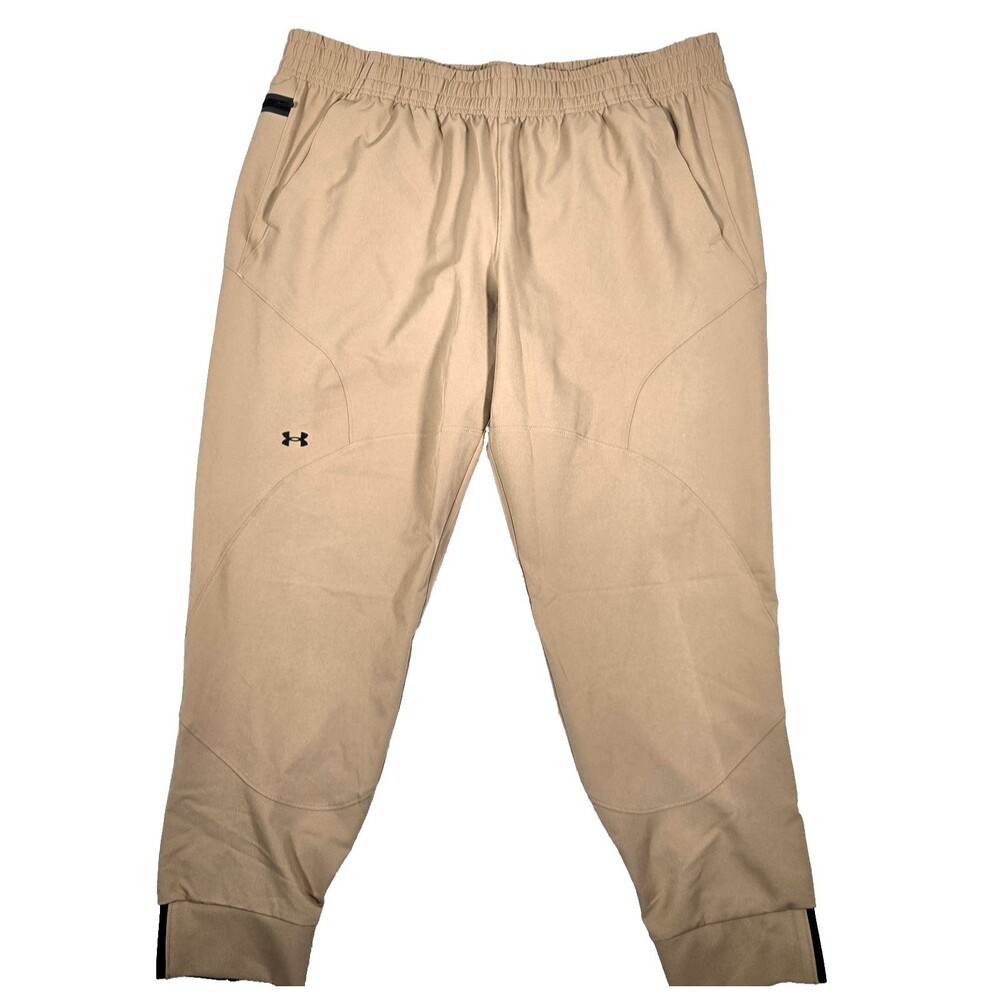 Under Armour UA Women's XL Unstoppable Woven Joggers Sweatpants Brown New